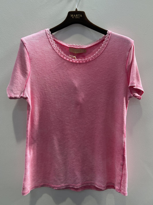 T-shirt i Pink fra Marta du Château