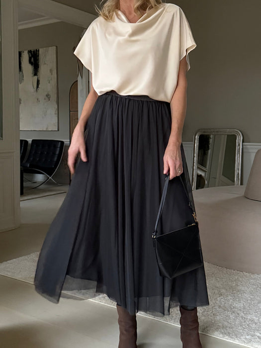 Sort tyll nederdel - Sort tyll nederdel