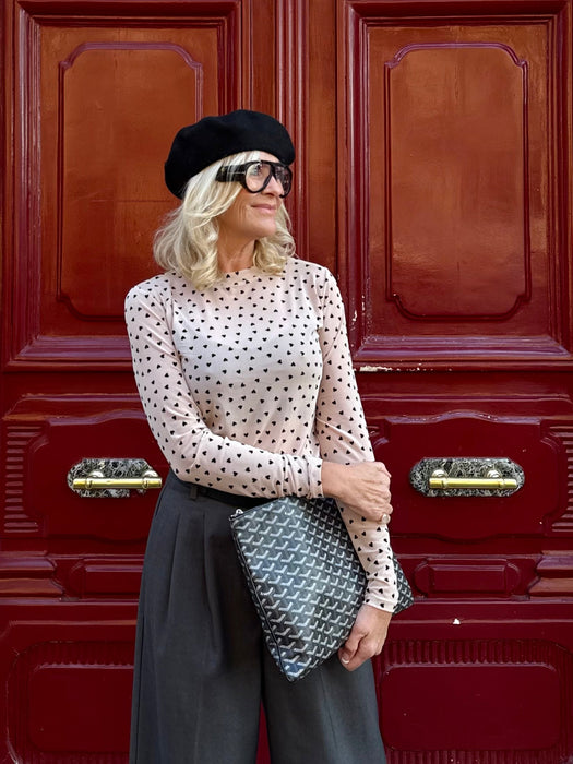 Bluse med hjerter - Bluse med hjerter