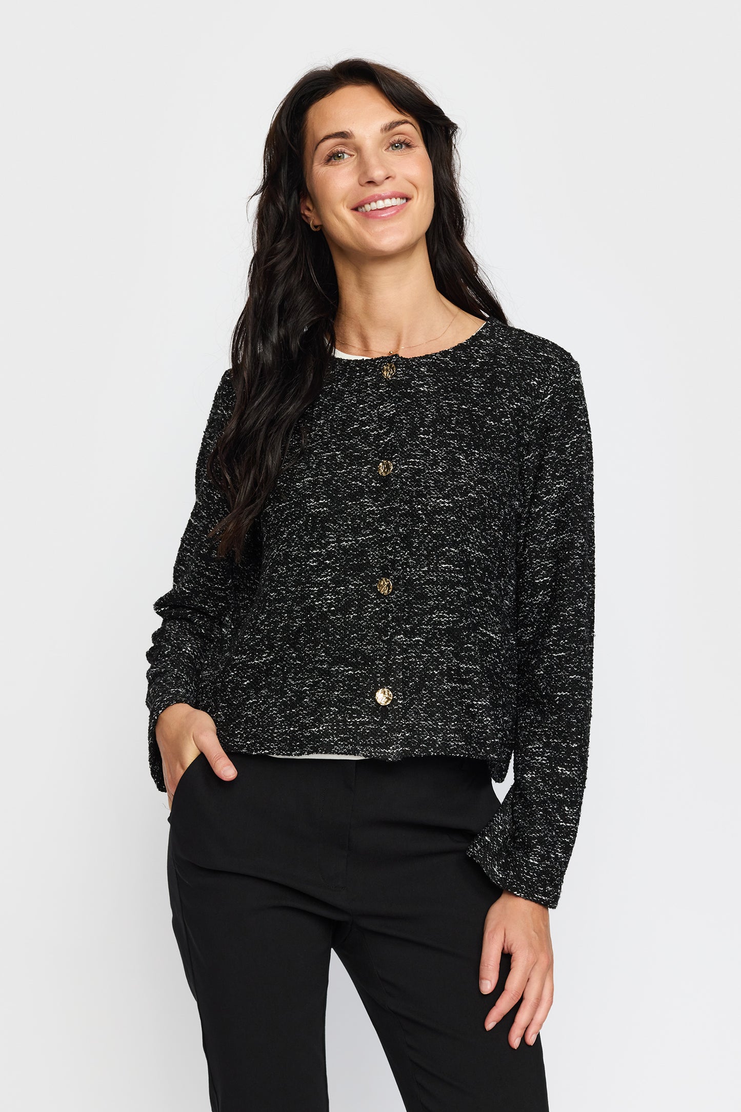 153158 | 2-Biz - Gaby Sort mønstret