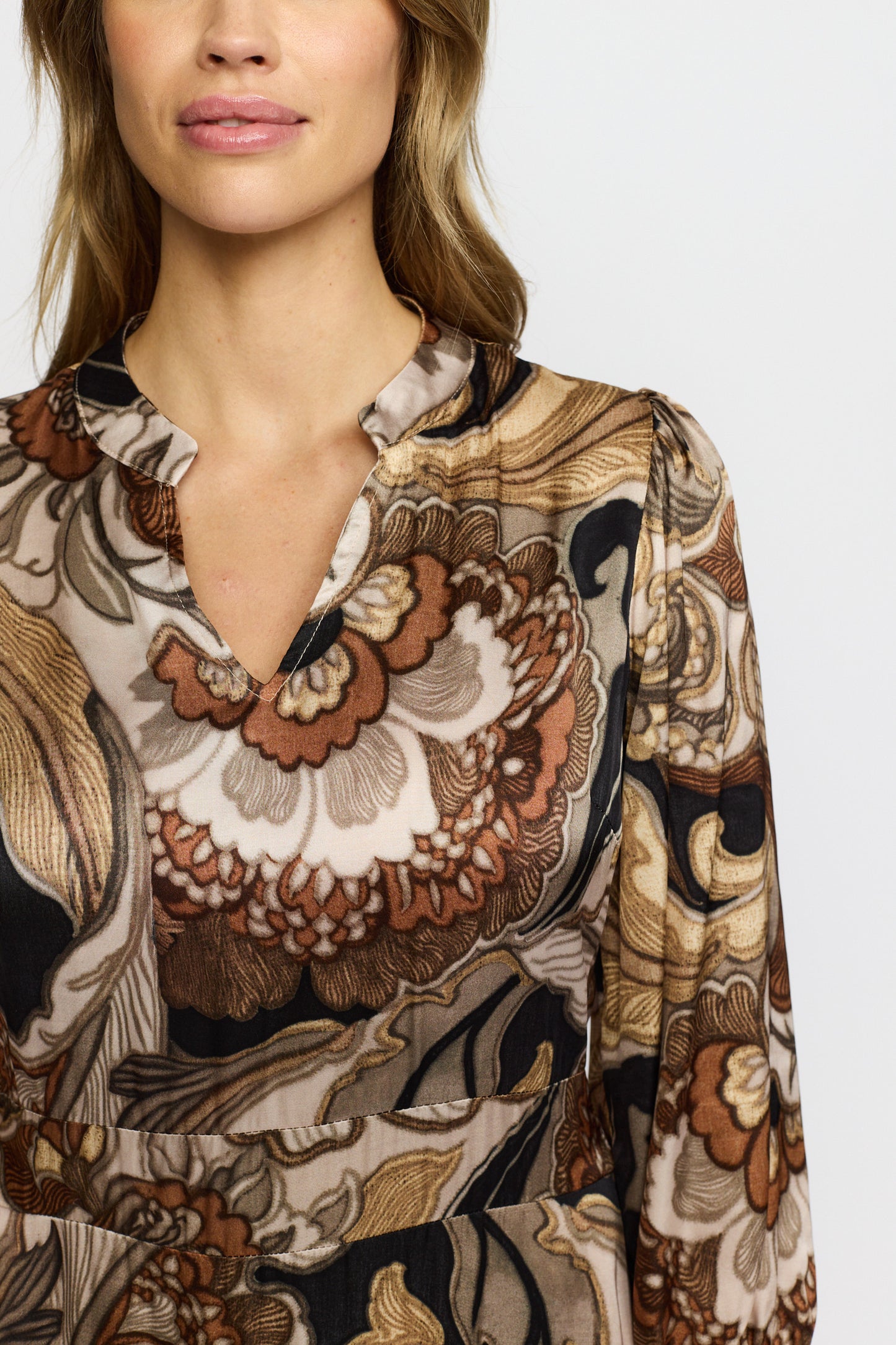 153256 | 2-Biz - Rosa Brun mønstret