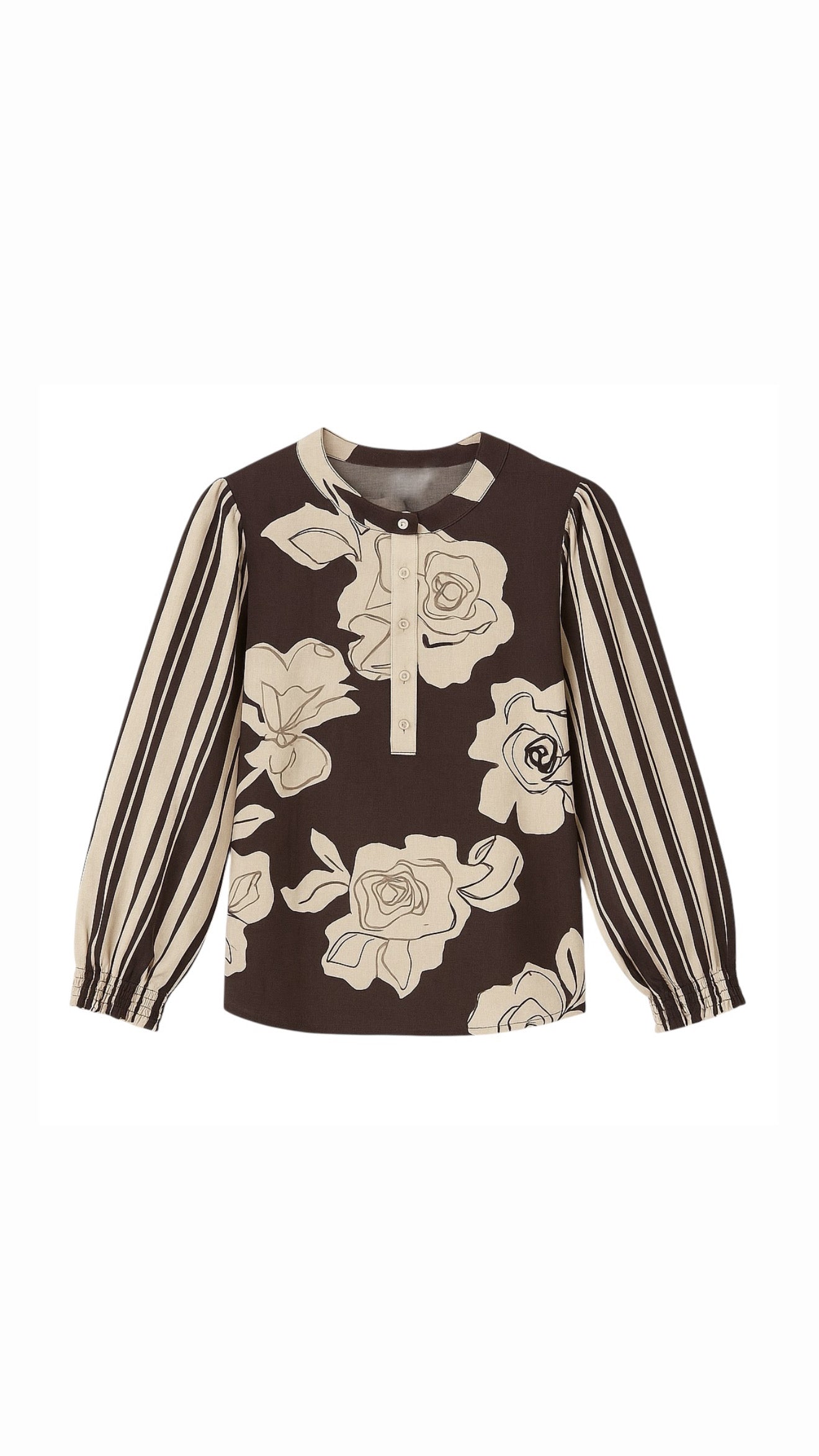 153496 | 2-Biz - Mava Brun mønstret