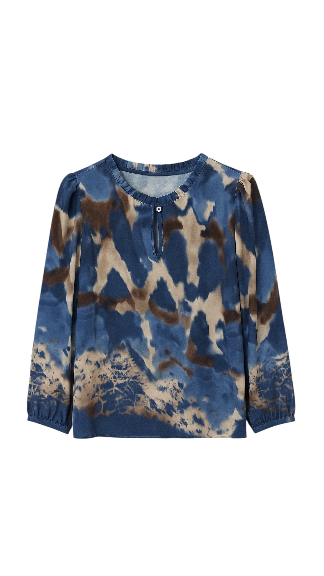 153497 | 2-Biz - Miri Blå mønstret