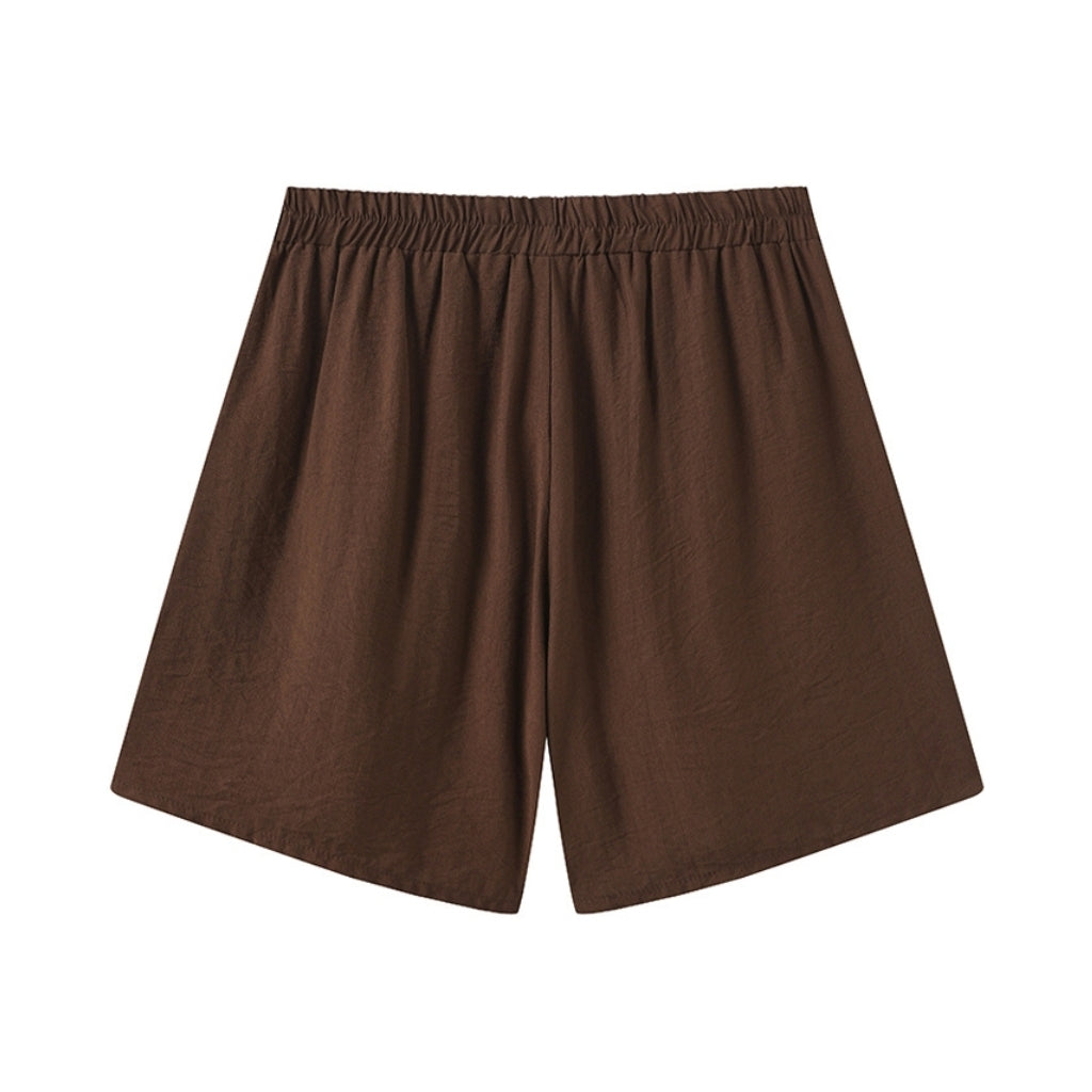 155240 | Luxzuz - Shorts Sæt Mørkebrun