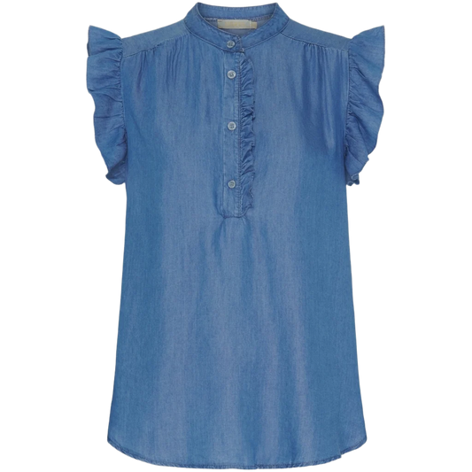 Bluse i Denim fra Marta du Château