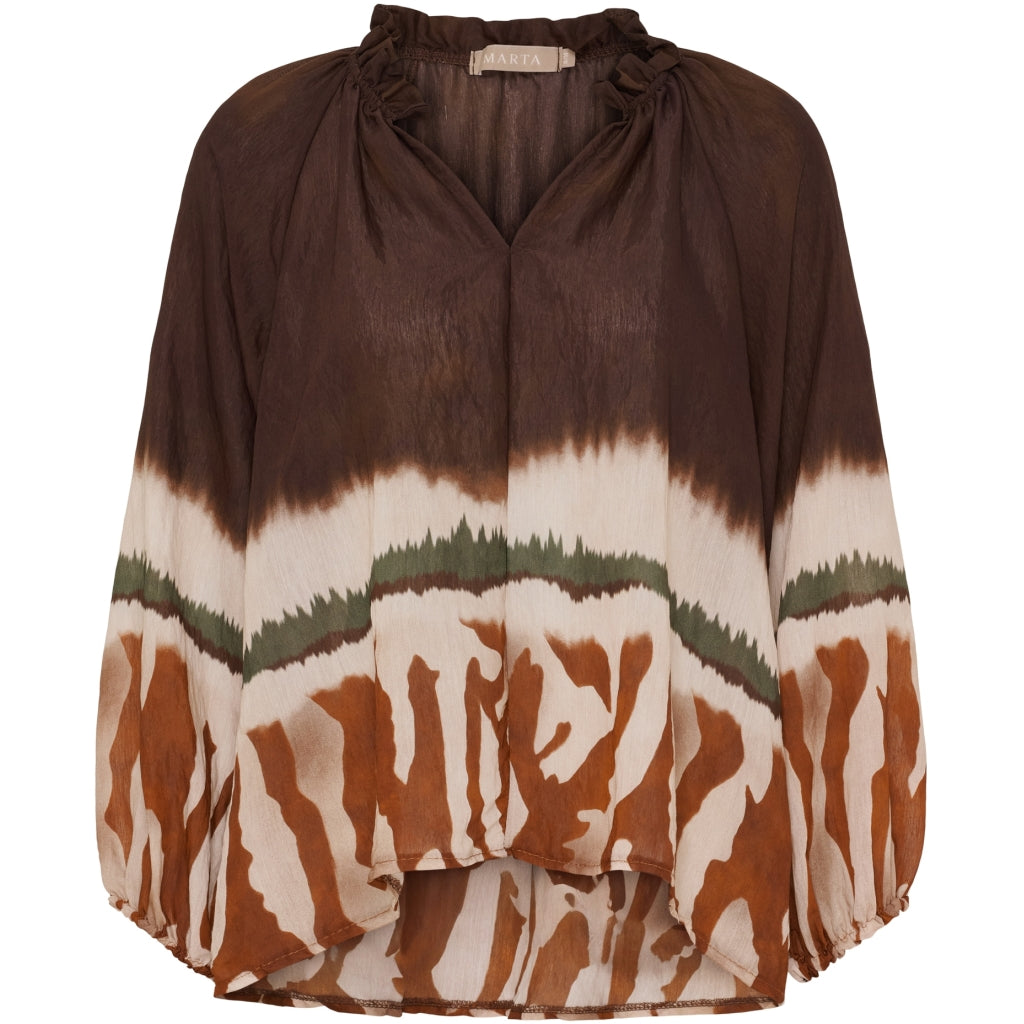 152189 | Marta du Château - Belladonna Brun mønstret