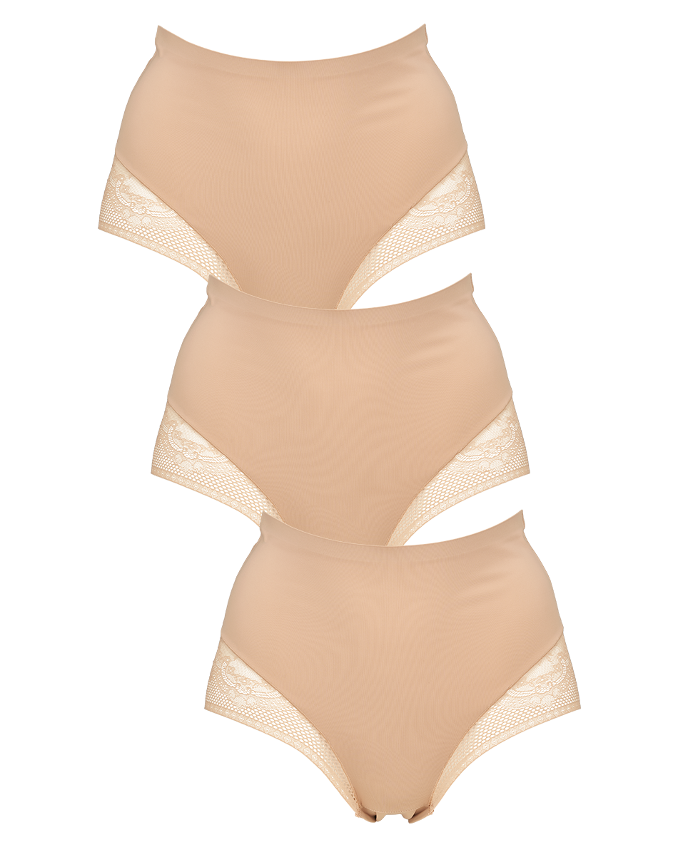 154337 | Missya - Seamless w Lace 3-Pack Pudder