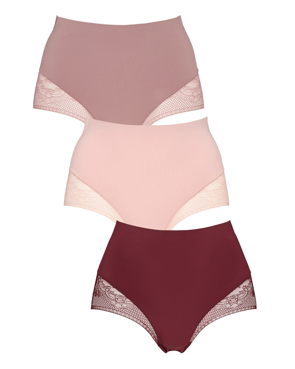 152863 | Missya - Seamless w Lace 3-Pack Lyng
