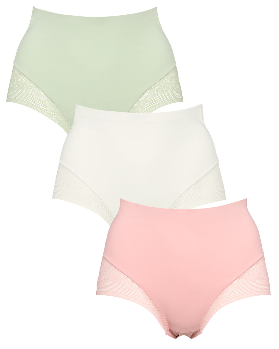 154103 | Missya - Seamless w Lace 3-Pack Lysegrøn