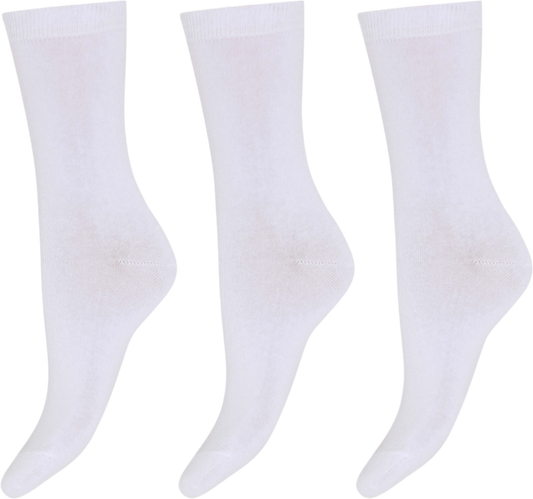 Ankelstrømper i Hvid. fra Decoy