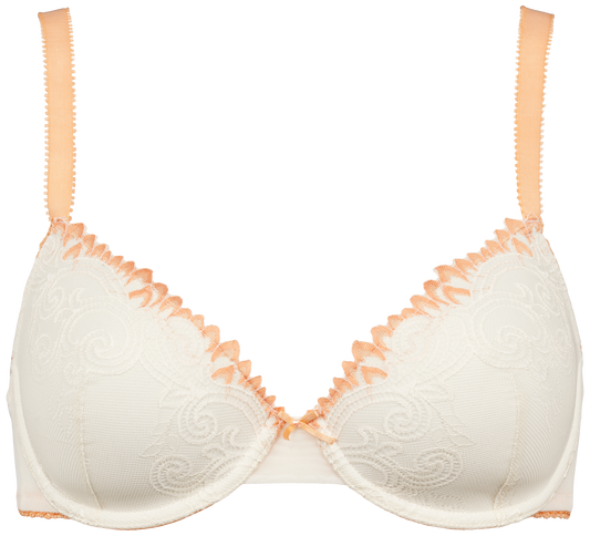 Bra with underwire and padding i Off white pattern fra Missya