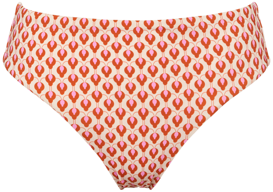 Bikiniunderdel i Rød mønstret fra Missya