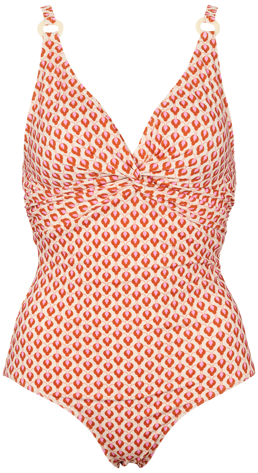 Swimsuit i Red patterned fra Missya