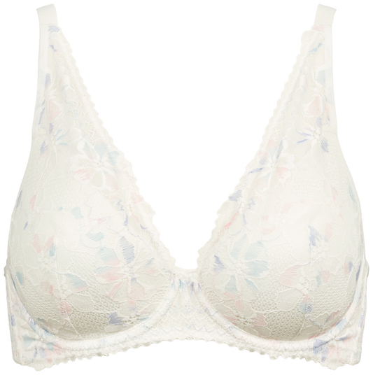 Bra with underwire and padding i Off white fra Missya