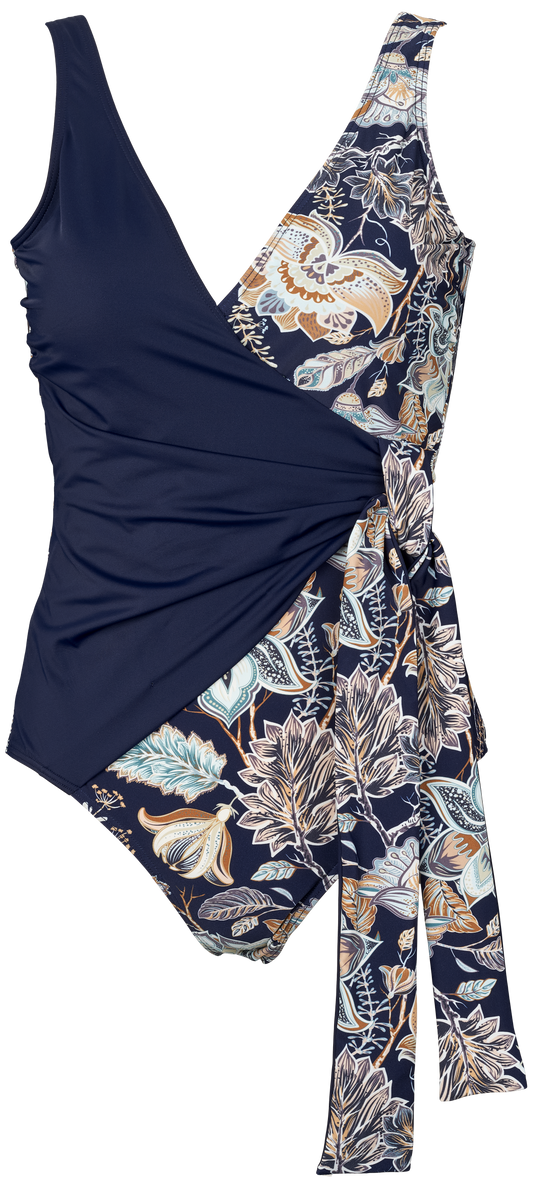 Swimsuit i Blue pattern fra Missya