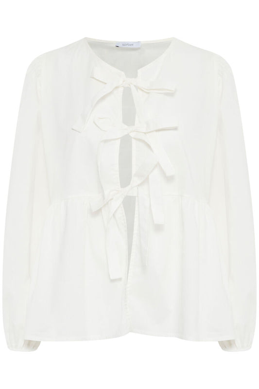 Shirt i Off-white fra Sorbet