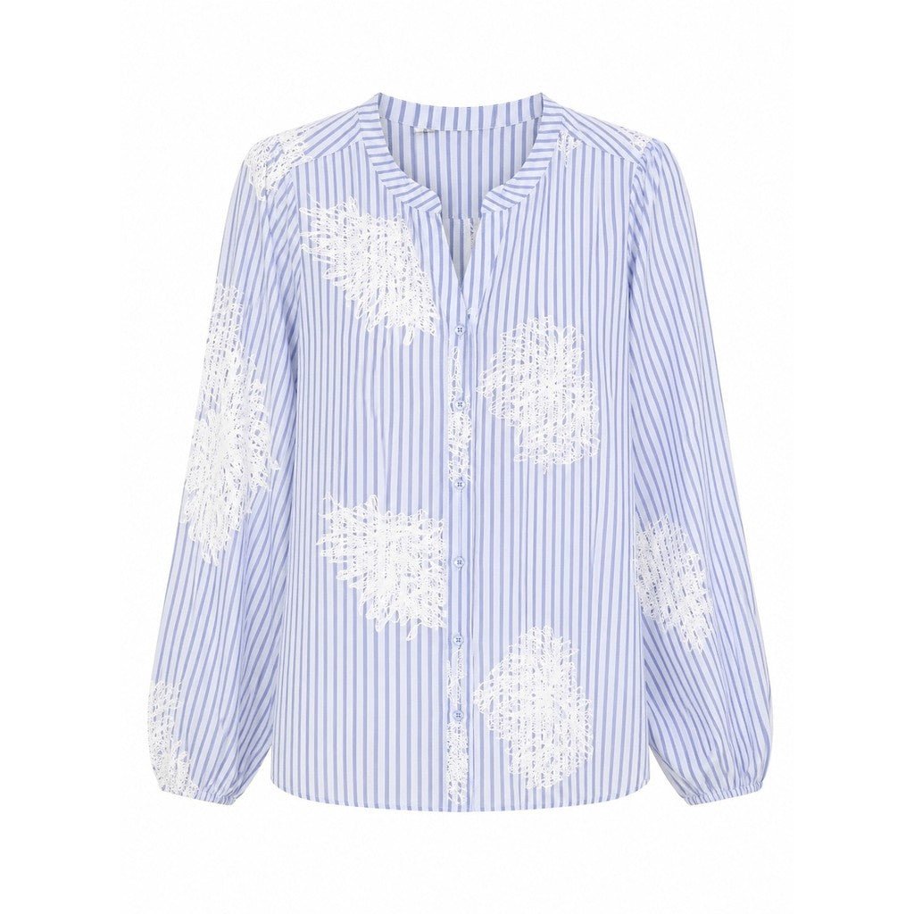 155268 | 2-Biz - Malene Blå mønstret