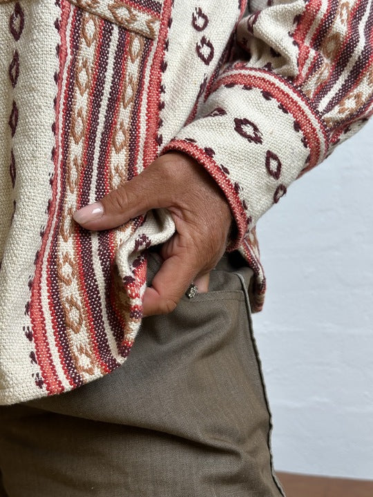 152928 | Gaspar - Malmø Off white mønstret