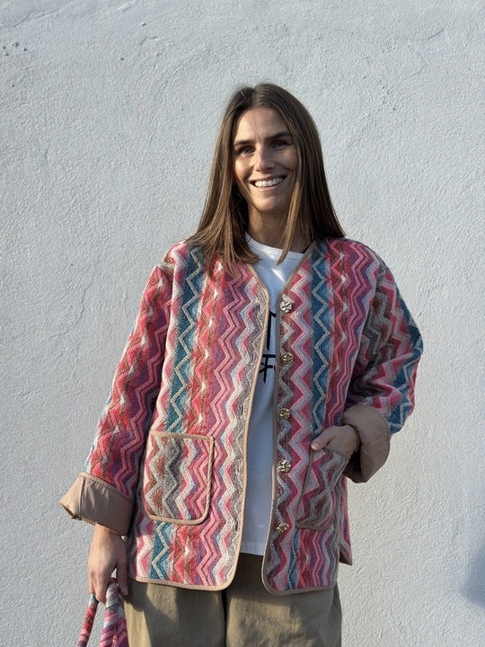 154344 | Gaspar - Marseille Pink mønstret