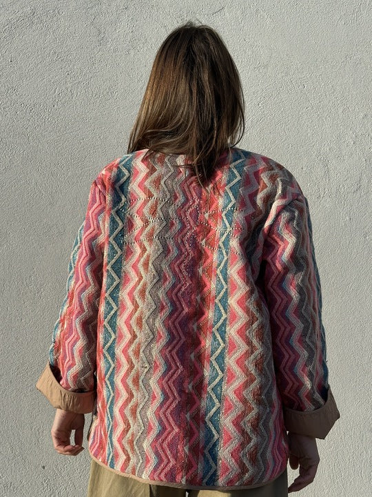 154344 | Gaspar - Marseille Pink mønstret