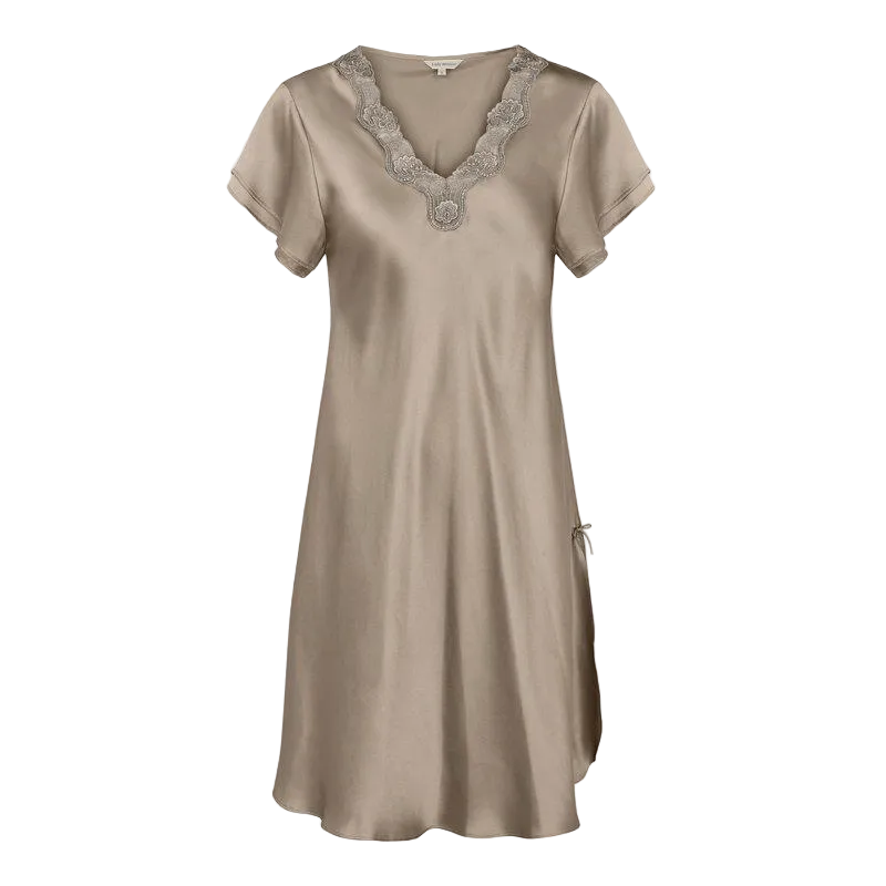 156432 | Lady Avenue - Pure Silk Lysebrun