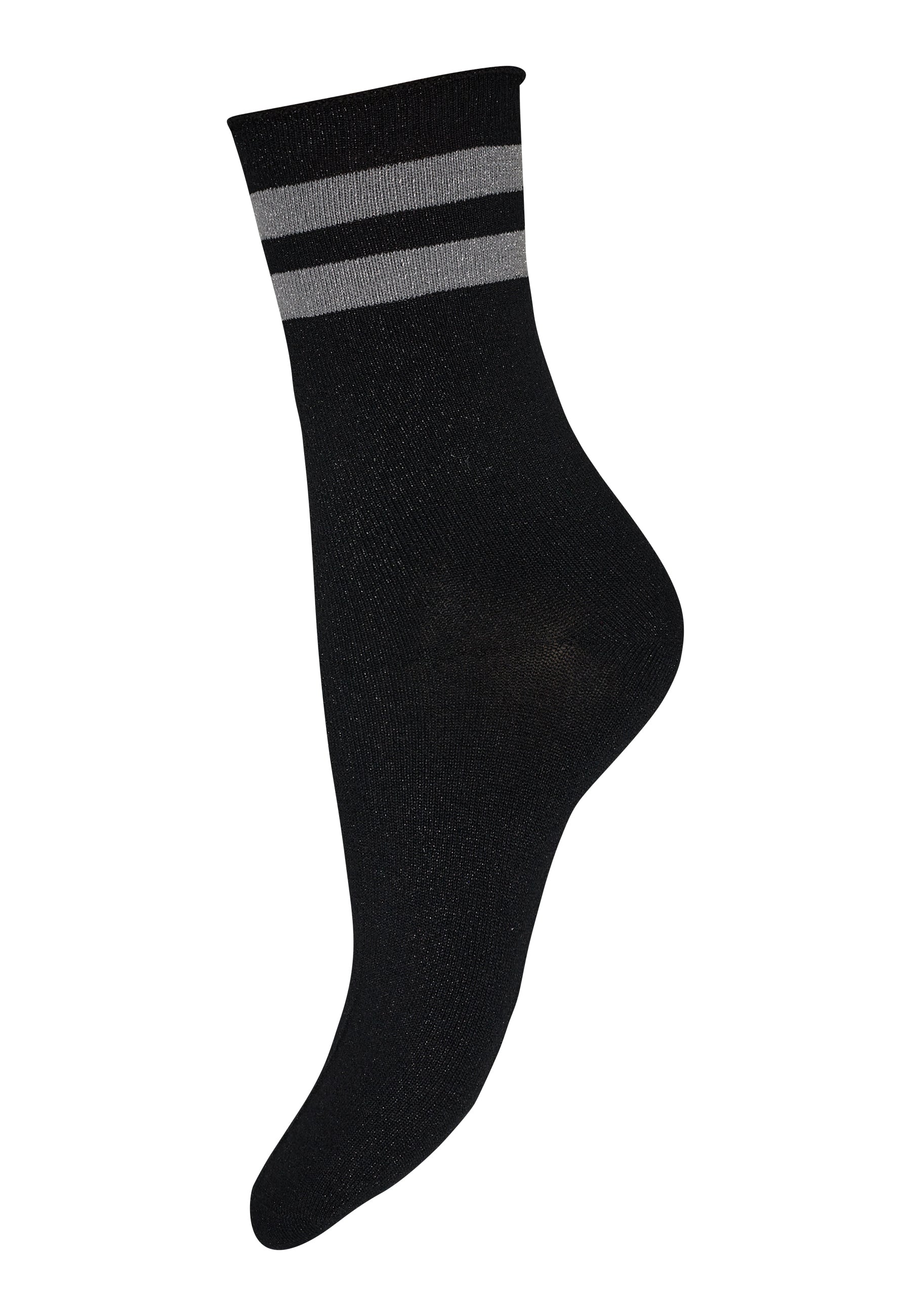 153142 | HYPE THE DETAIL - Socks 3 Pack Sort mønstret