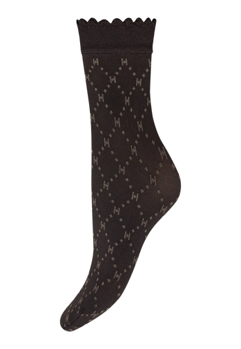 156307 | HYPE THE DETAIL - Socks 50d 3D Brun mønstret