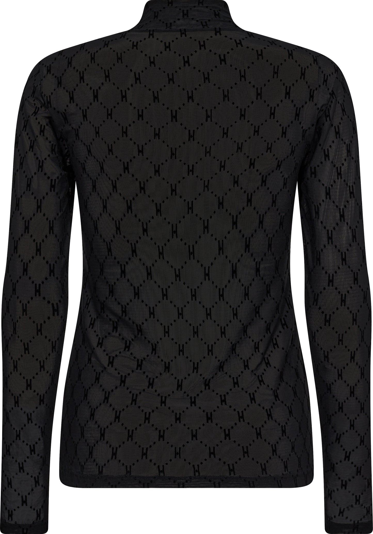 149611 | HYPE THE DETAIL - Mesh Turtle neck Sort