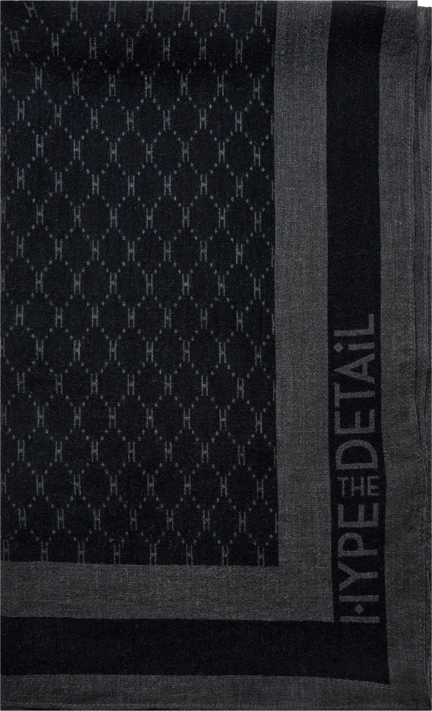 149053 | HYPE THE DETAIL - Scarf w/Logo Grå mønstret