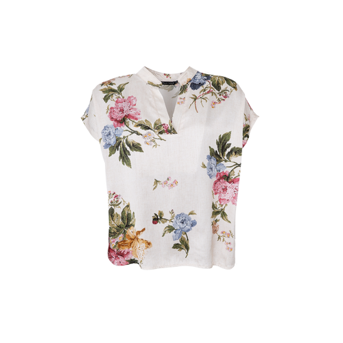 155225 | Black Colour - Zalina Off white mønstret