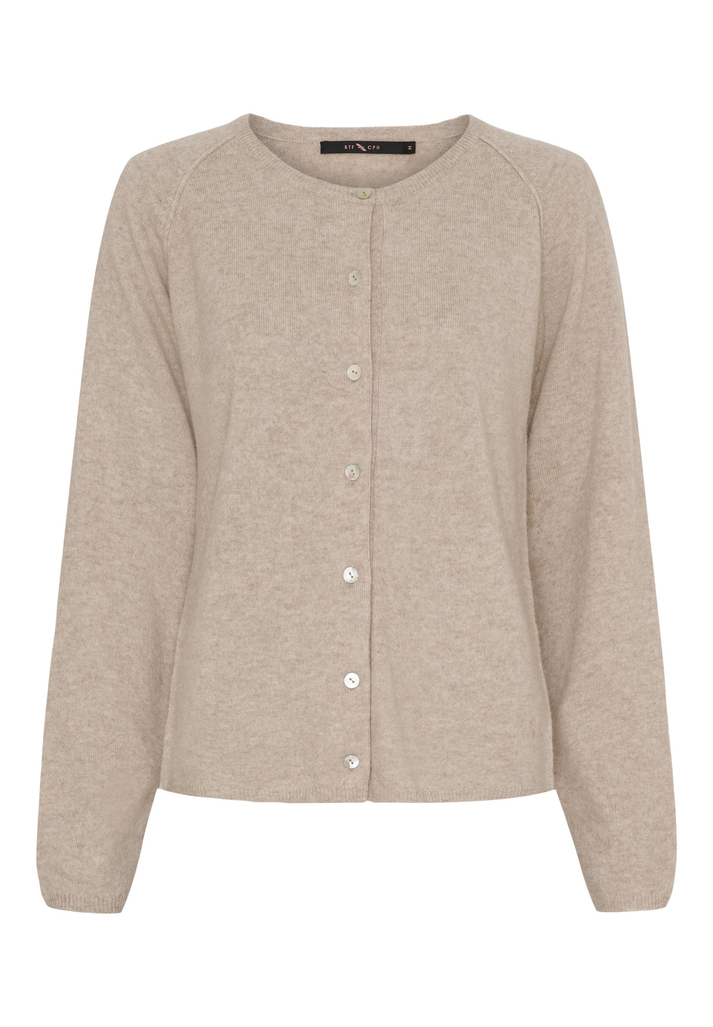 152395 | BTF CPH - Cashmere cardigan Sand