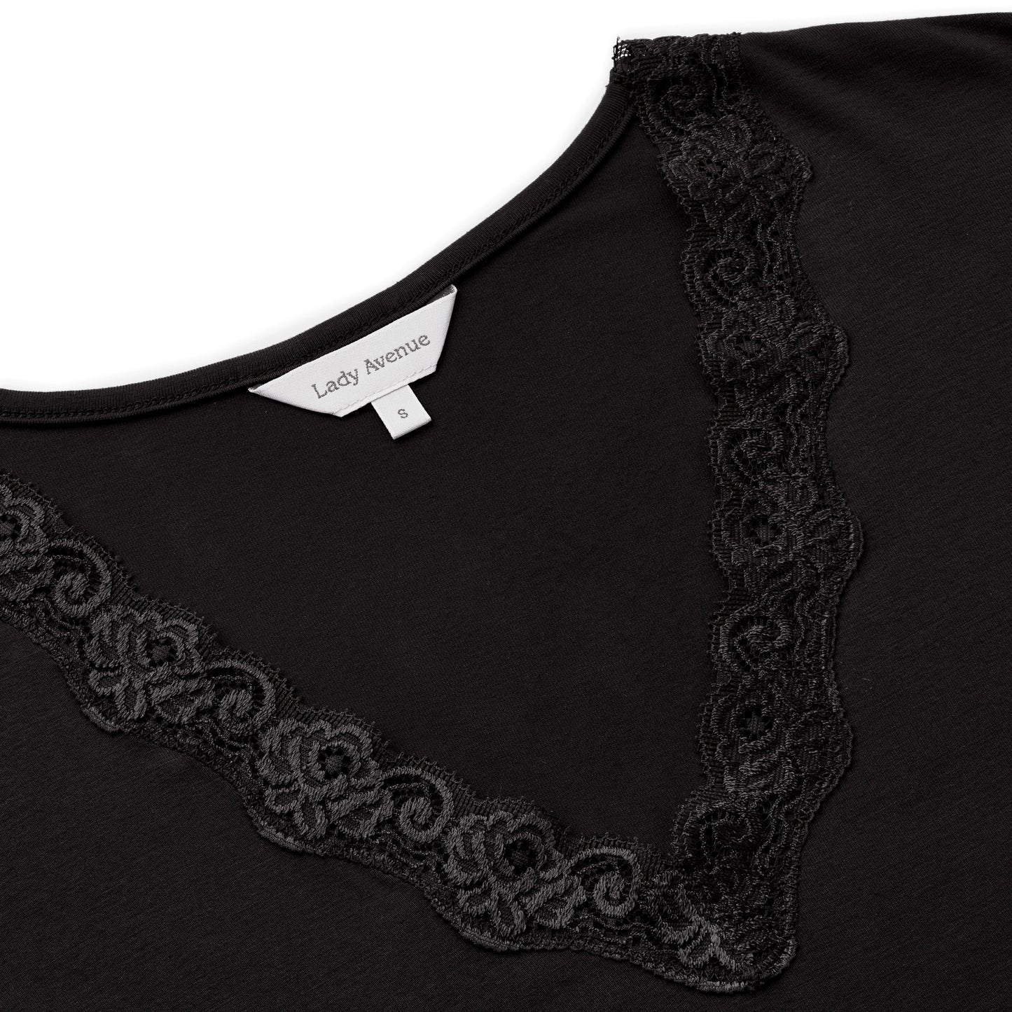 134057 | Lady Avenue - Bamboo Nightdress Short Sleeve Sort.