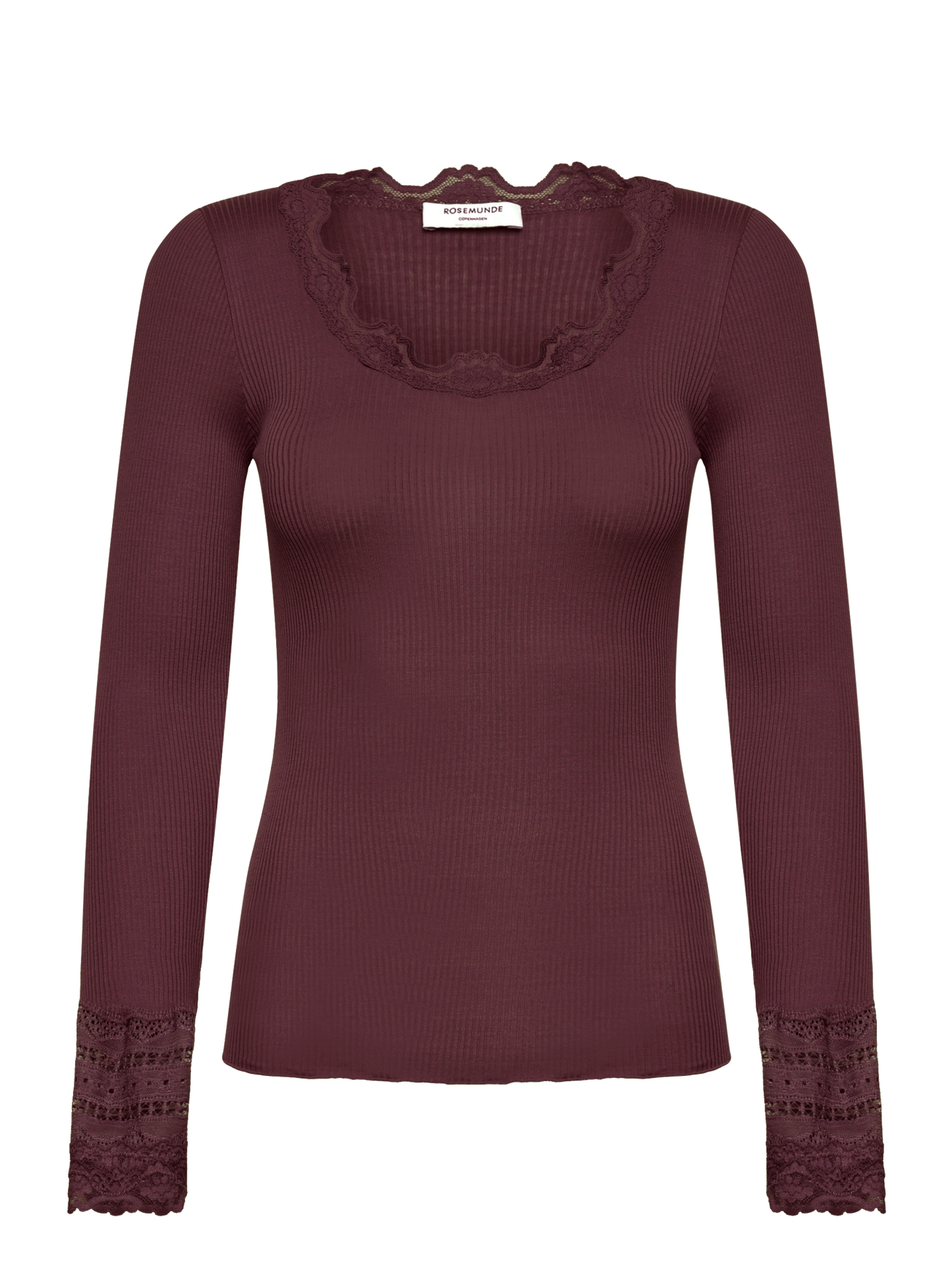 152070 | Rosemunde - Silk T-shirt Bordeaux