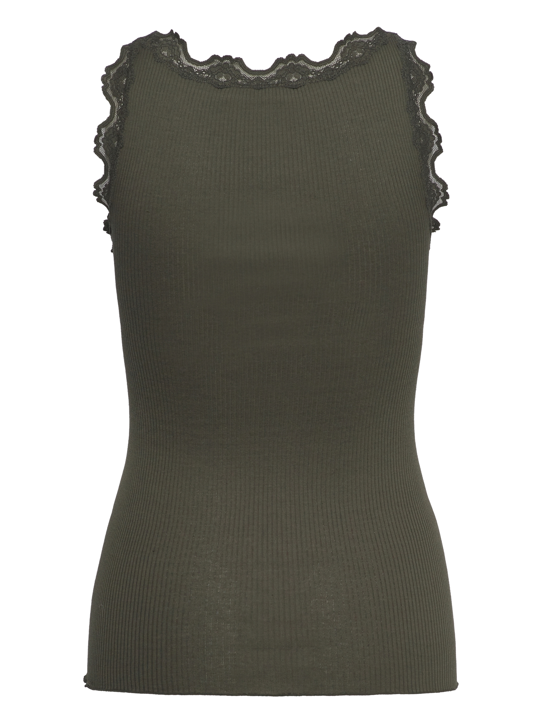 Army grøn Rosemunde top - bagsiden