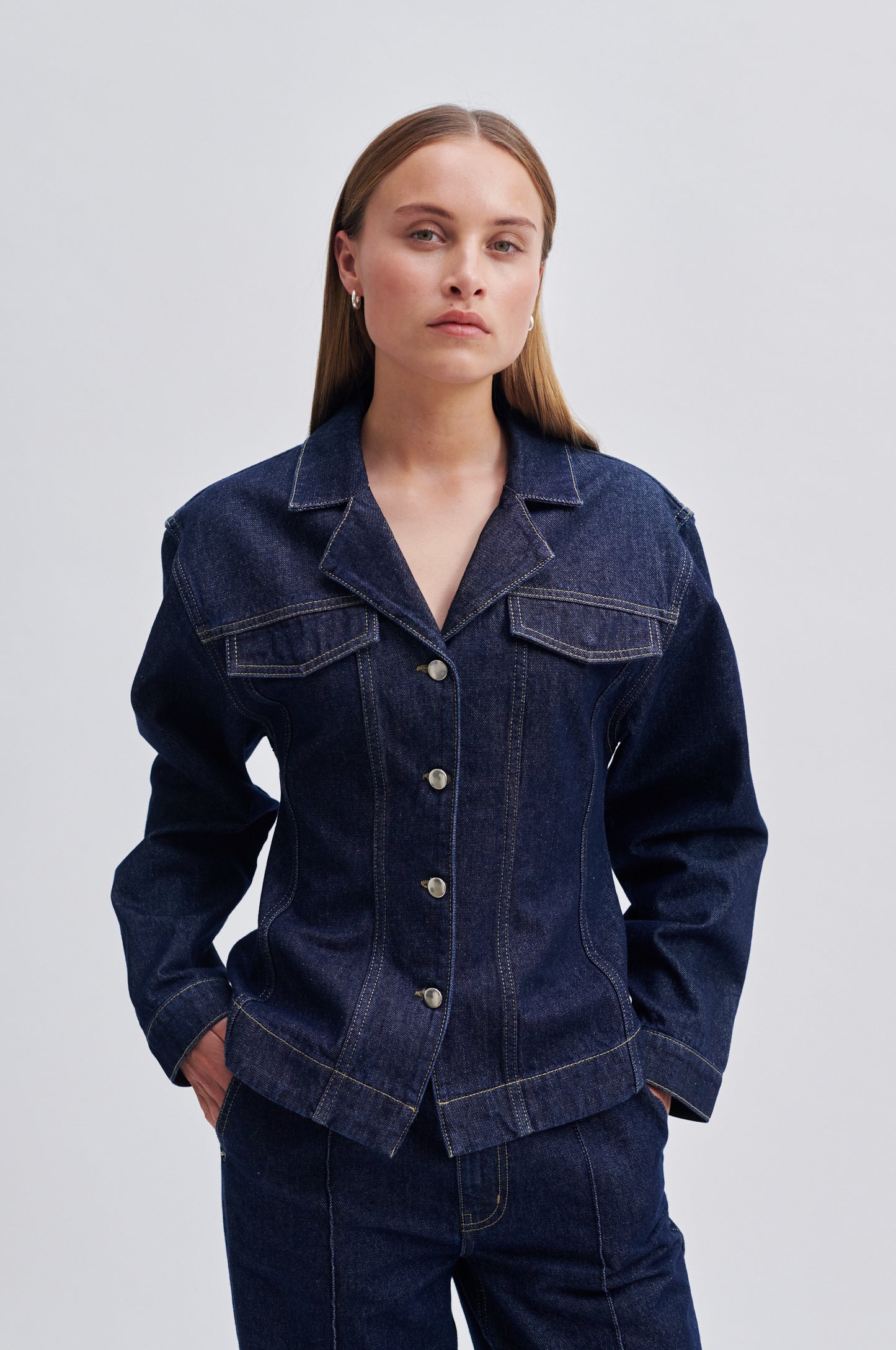 149025 | SECOND FEMALE - Columbus Mørk denim