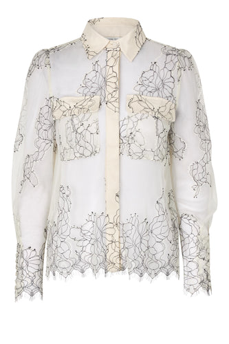 153254 | SECOND FEMALE - Wila Off white mønstret