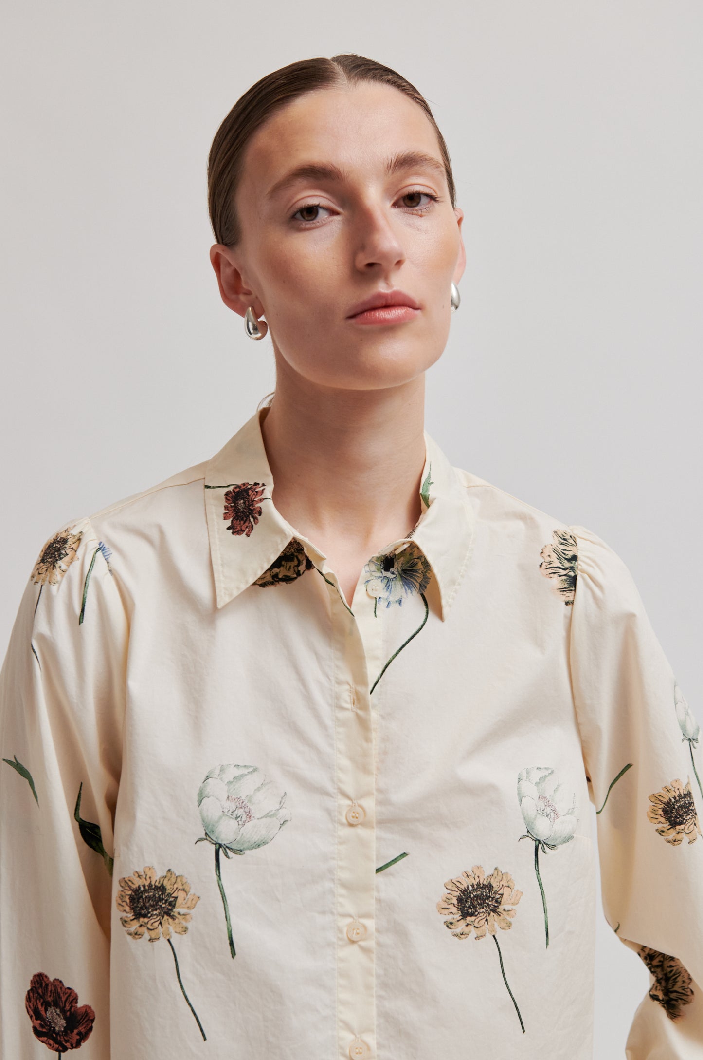 154259 | SECOND FEMALE - Floco Off white mønstret