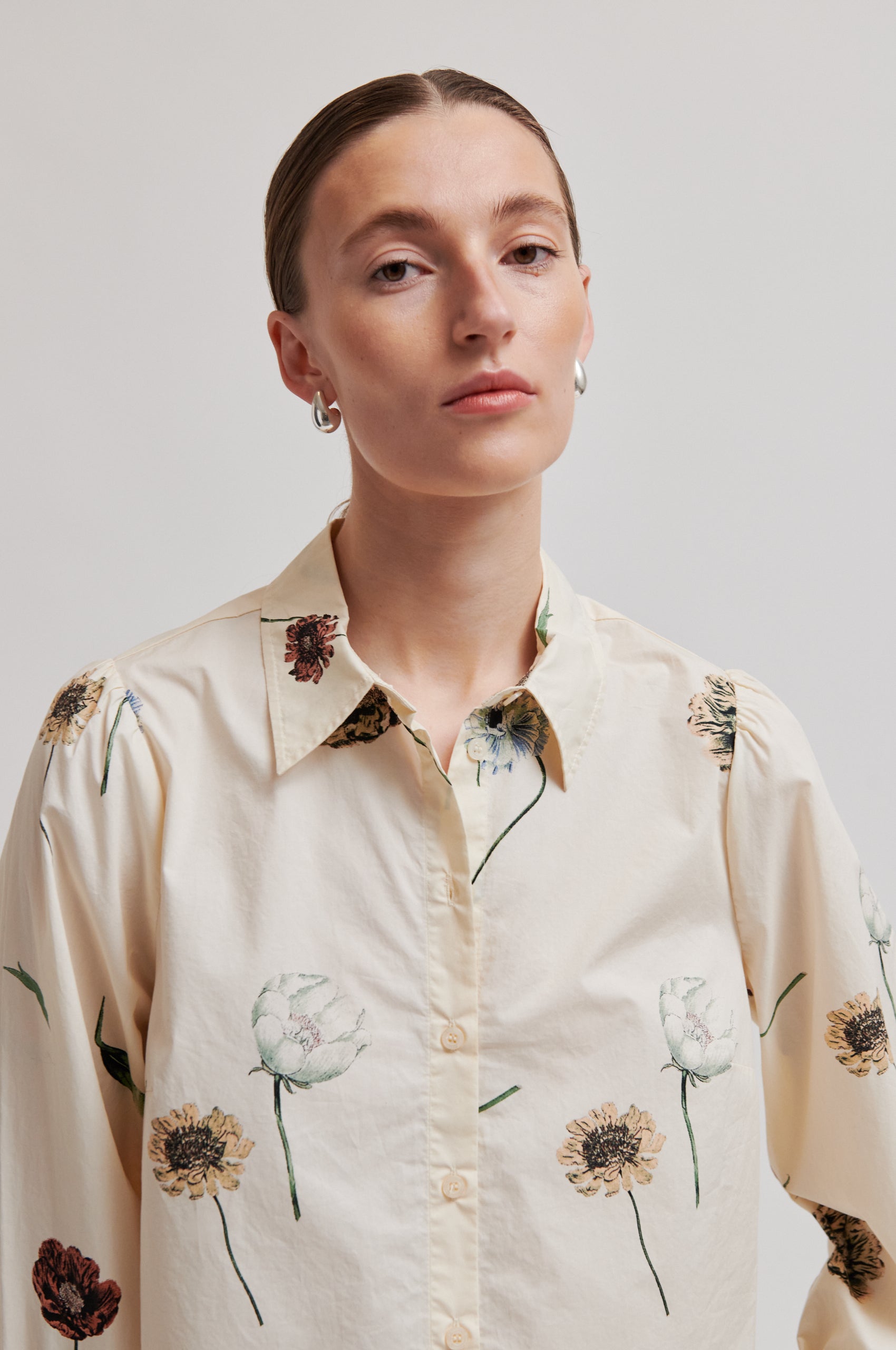 154259 | SECOND FEMALE - Floco Off white mønstret