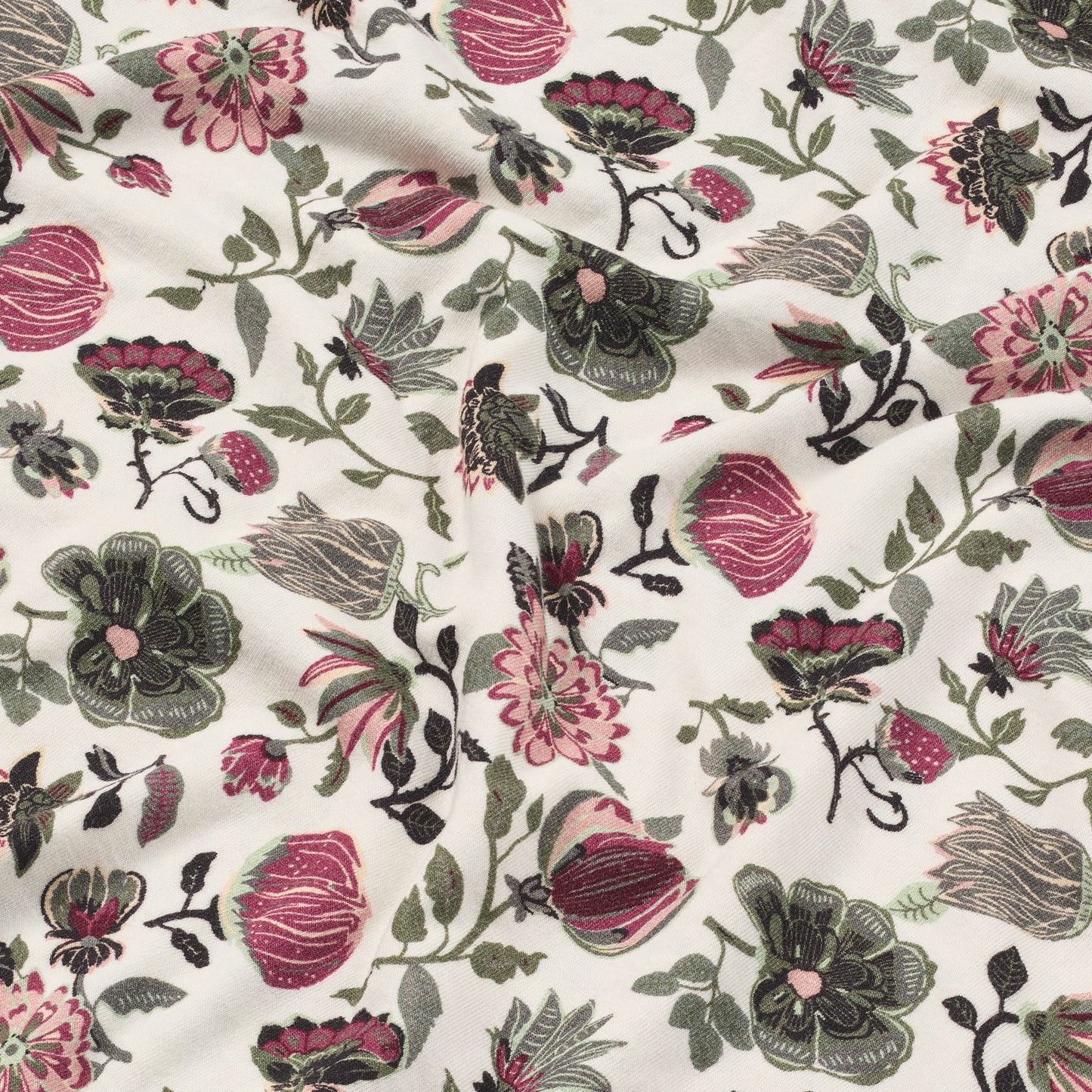 152967 | Lady Avenue - Bamboo Grøn mønstret