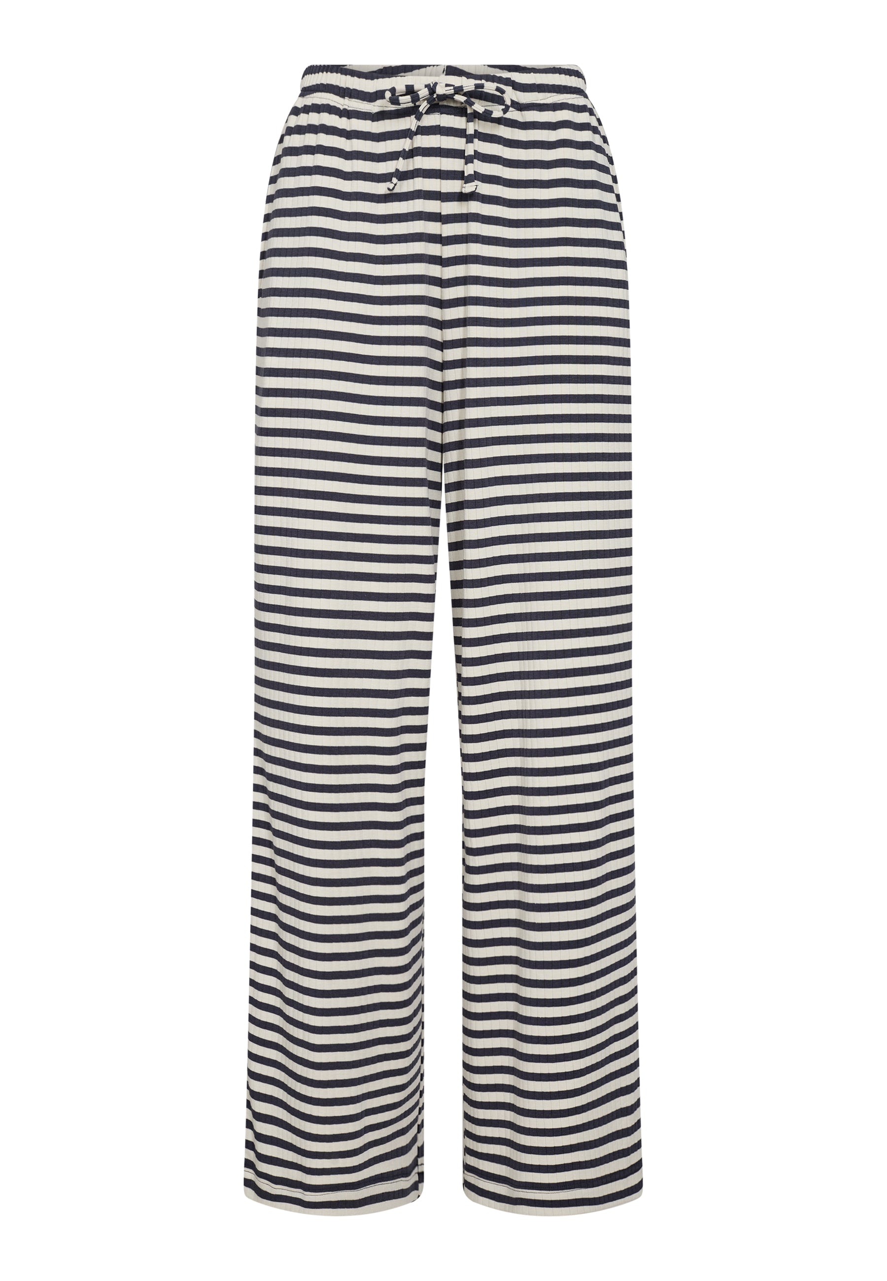 Stribede nat bukser med bindebånd fra JBS