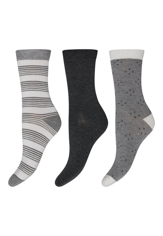 Ankle socks i Gray pattern fra Decoy