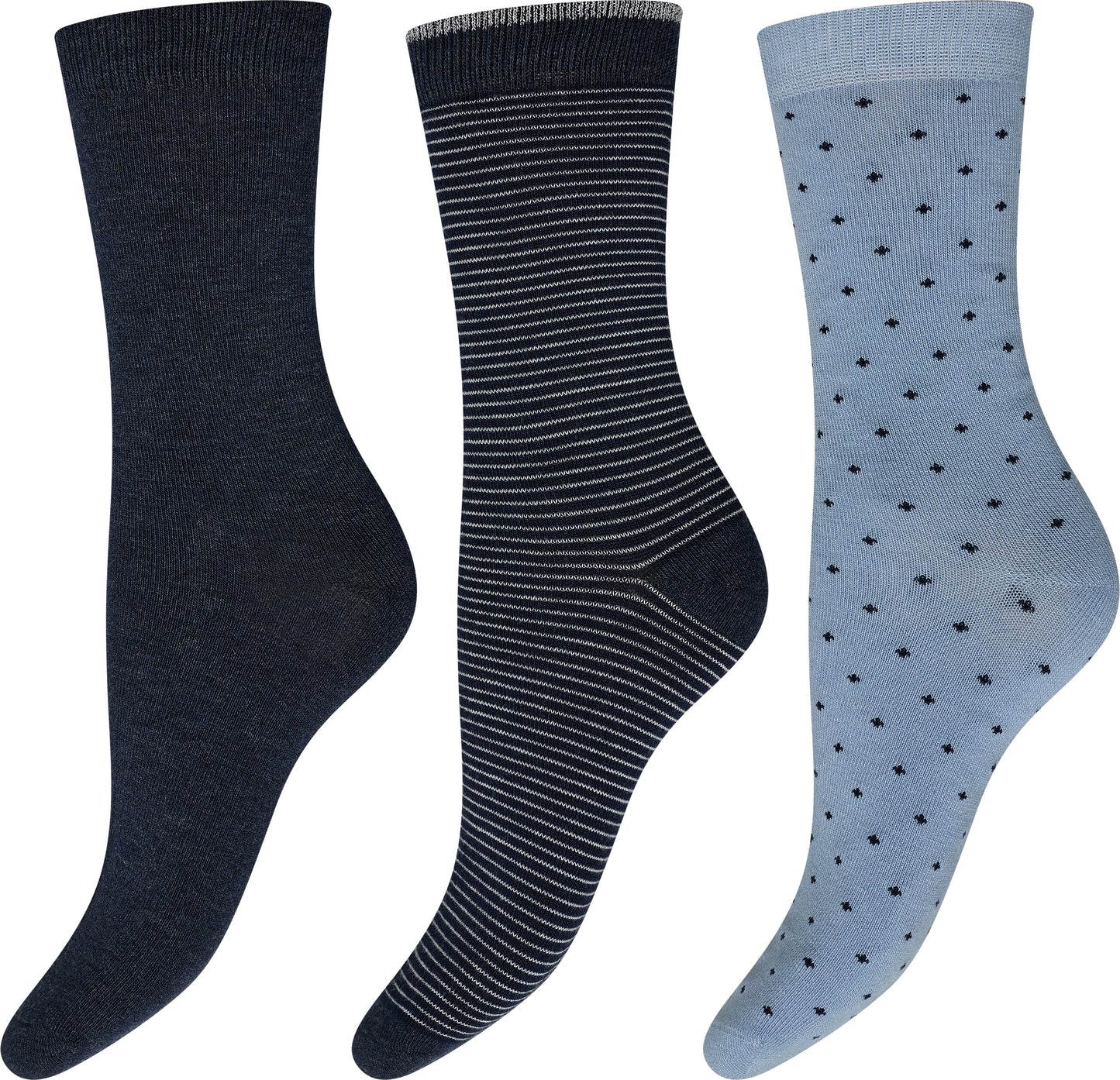 149277 | Decoy - Ankel sock 3pack Blå mønstret