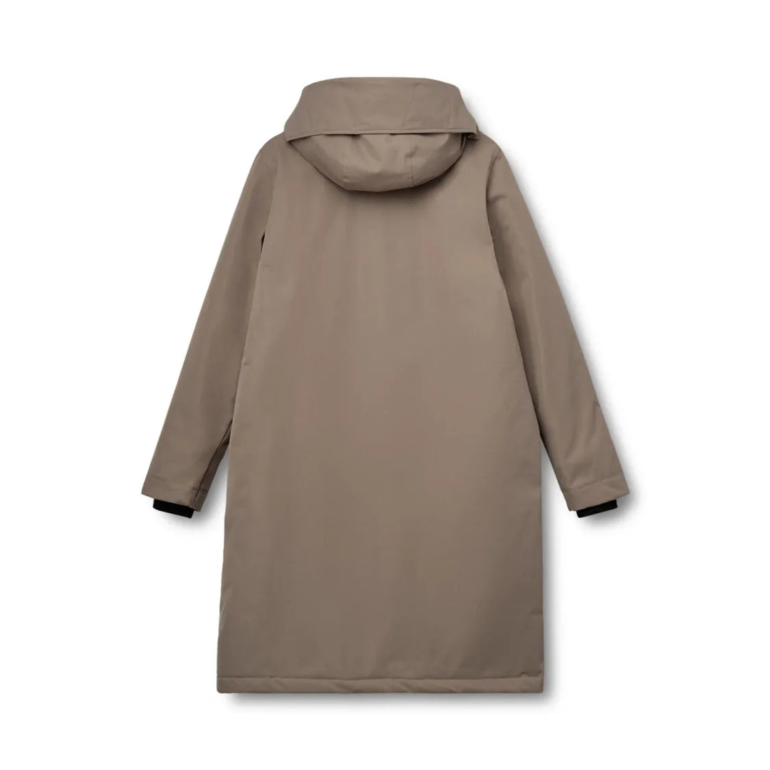 Kopenhaken vinterjakke med hætte set bagfra