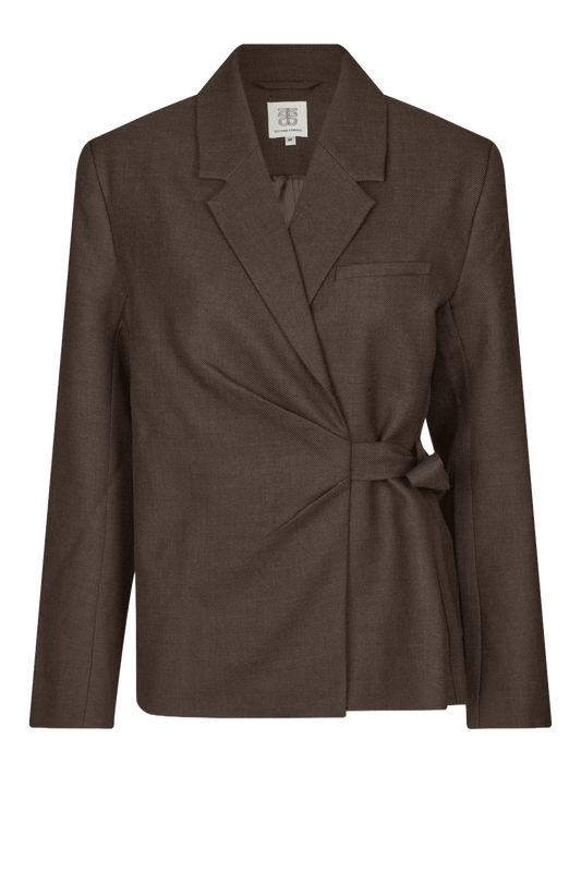 Blazer i Mørkebrun fra SECOND FEMALE