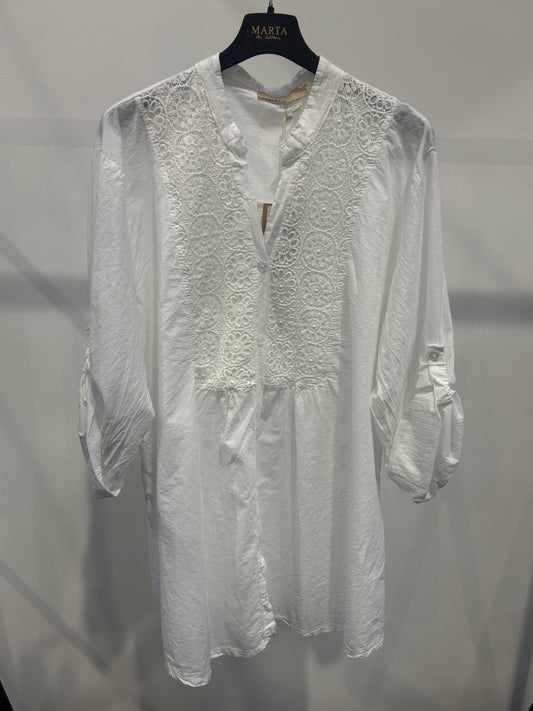 Skjorte i Hvid. fra Marta du Château