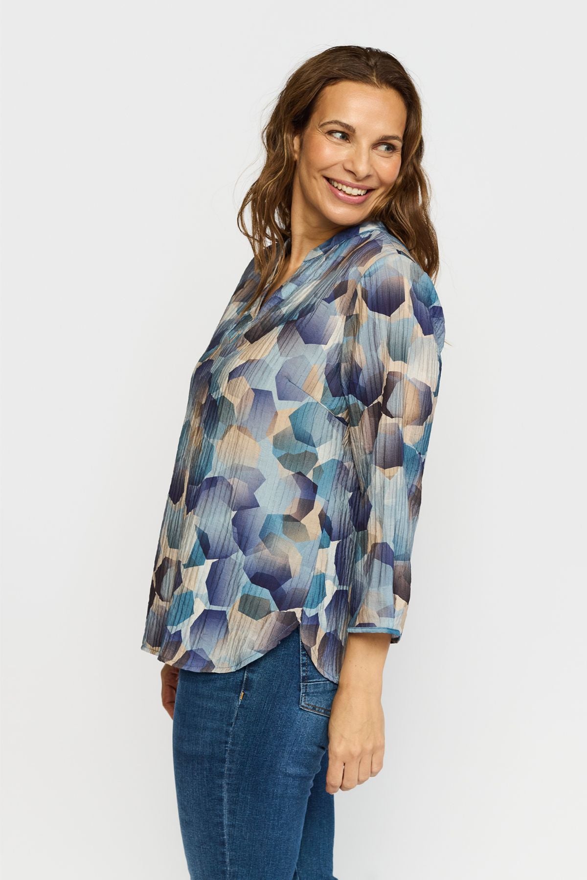 153662 | 2-Biz - Vamoa Blå mønstret