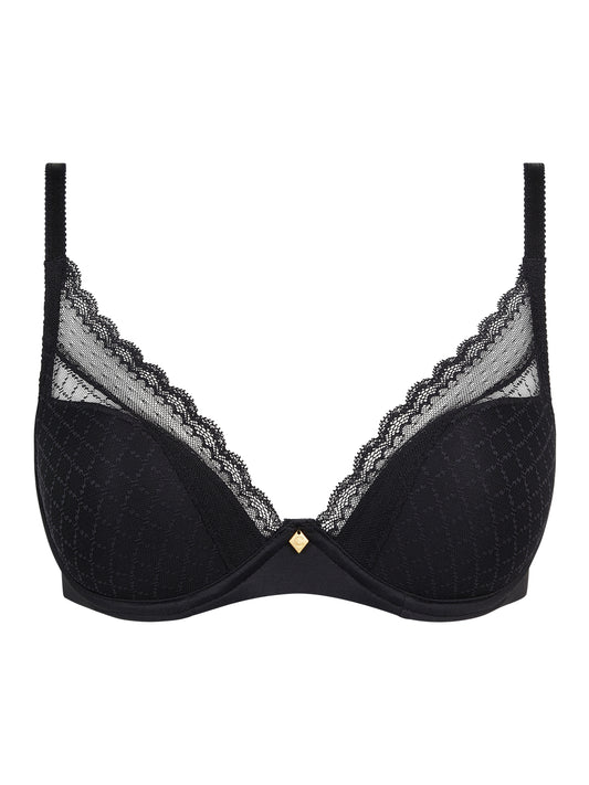Bra with underwire and padding i Black fra Chantelle EasyFeel