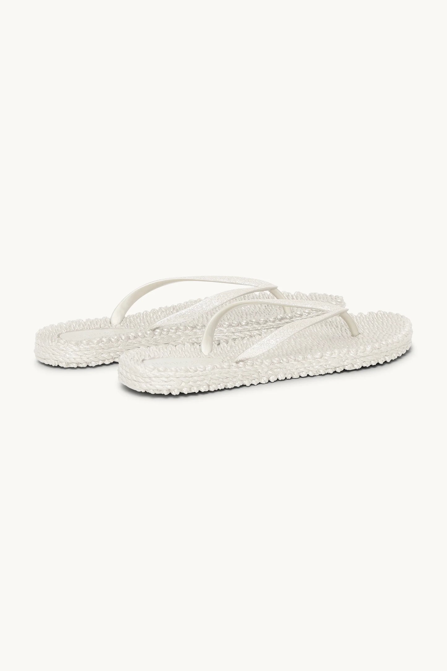 155216 | Ilse Jacobsen - Flip Flops Whit Glitter Off white
