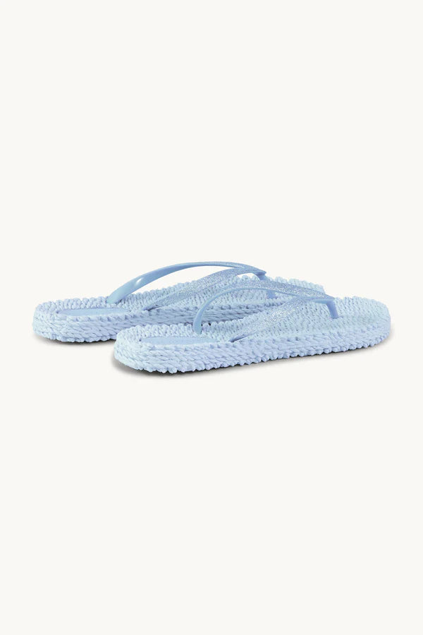155214 | Ilse Jacobsen - Flip Flops With Glitter Lyseblå