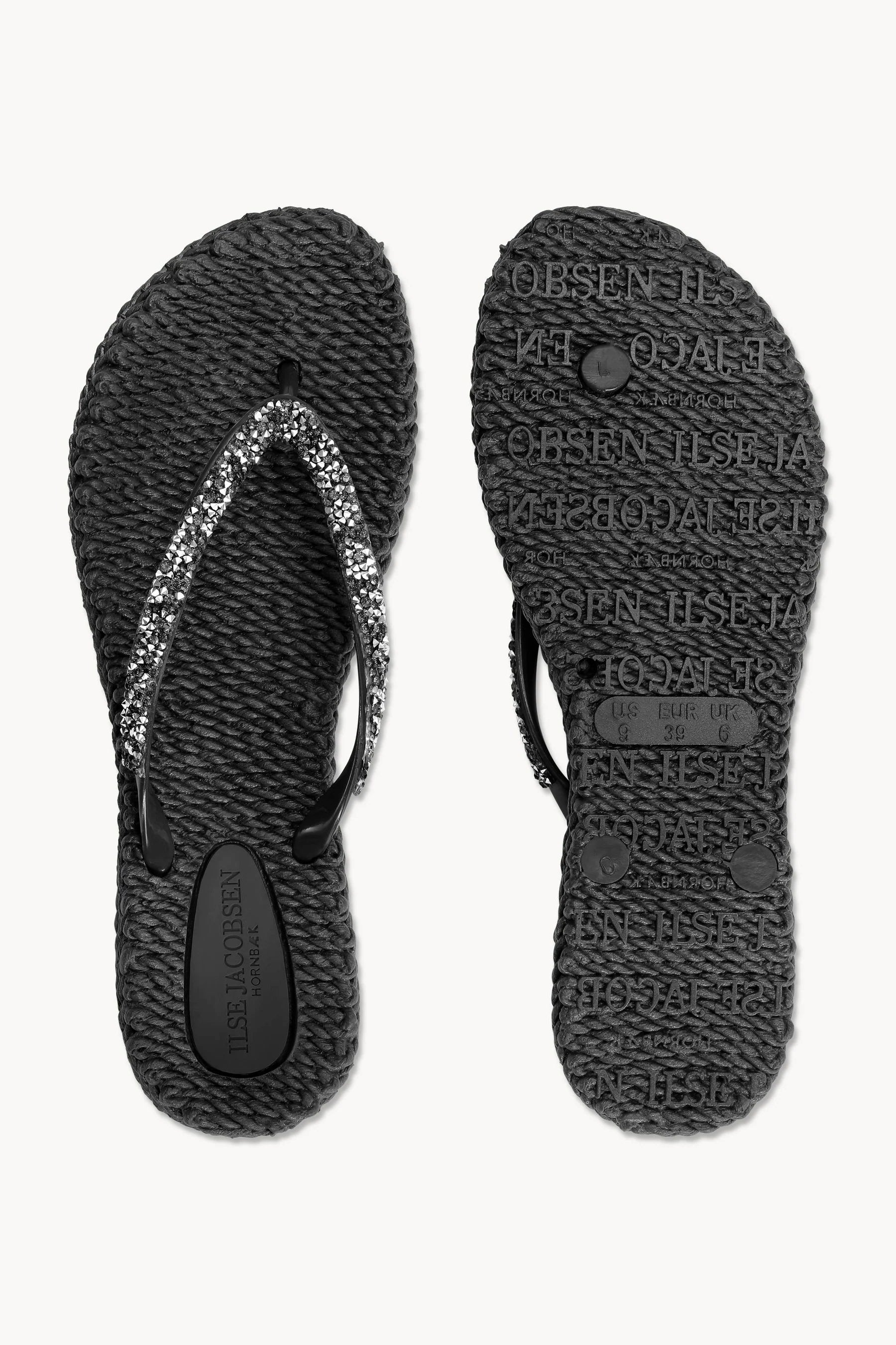 155224 | Ilse Jacobsen - Flip Flops With Rhinestones Sort